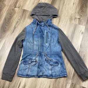 Hoodie/ Jean Jacket